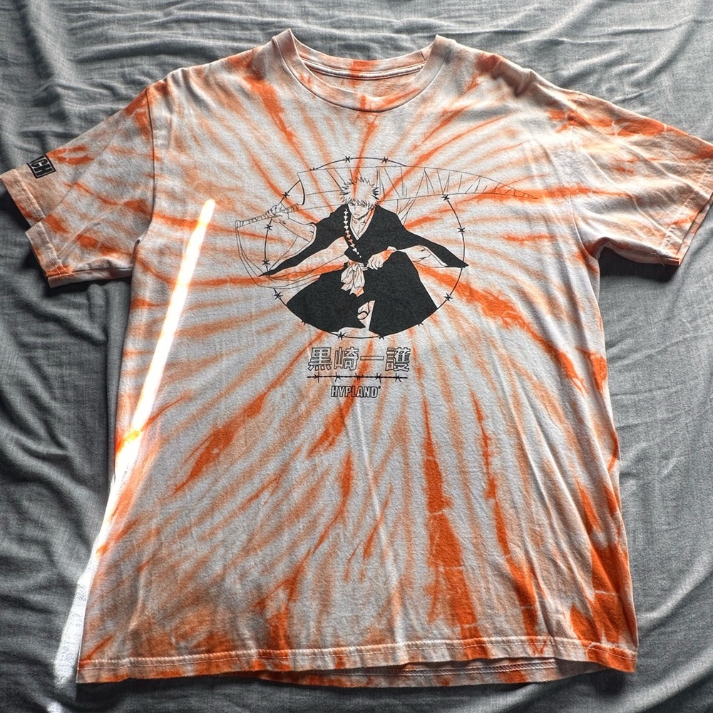 Hypland Bleach tie dye tee